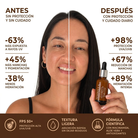 Jenbella Ultra Serum SPF50+ “Niacinamida + Aloe Vera + Vitamina E”