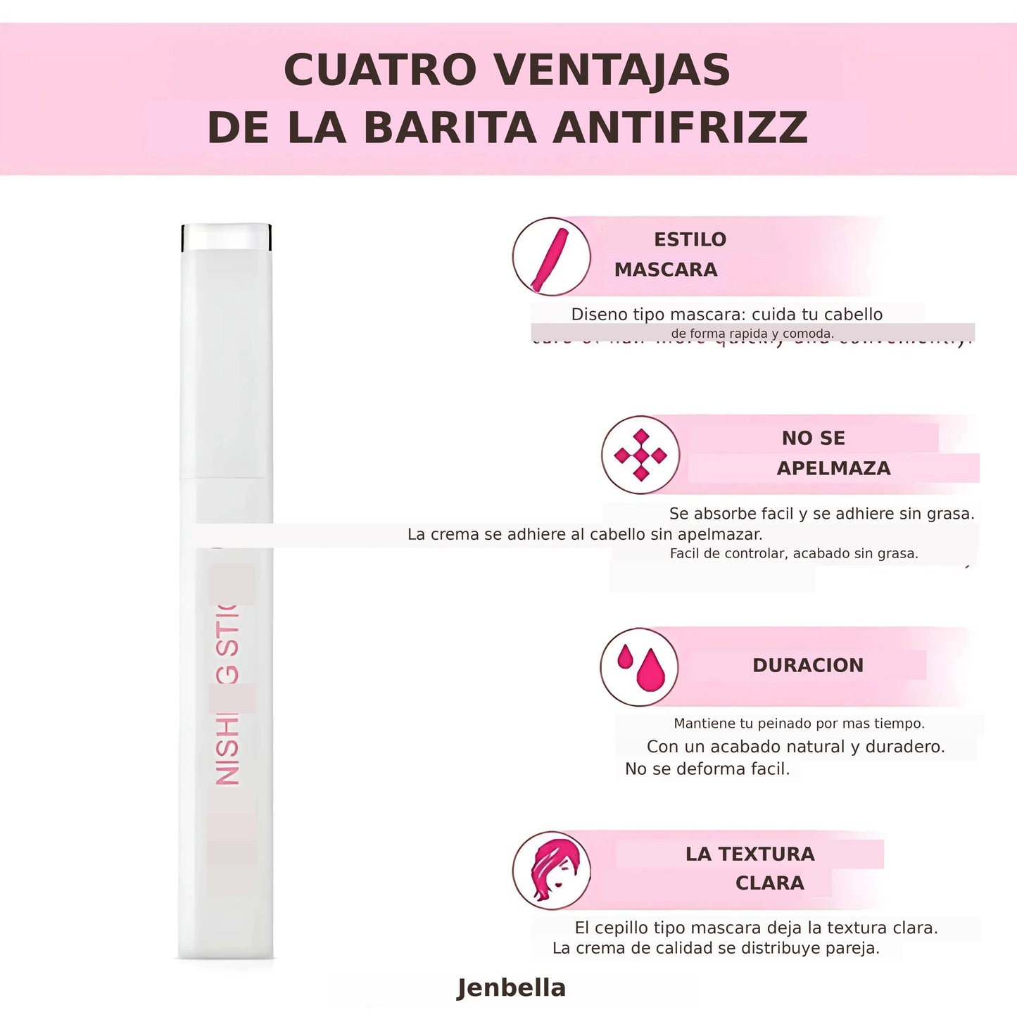 Barita Antifrizz Jenbella - presentacion en espanol