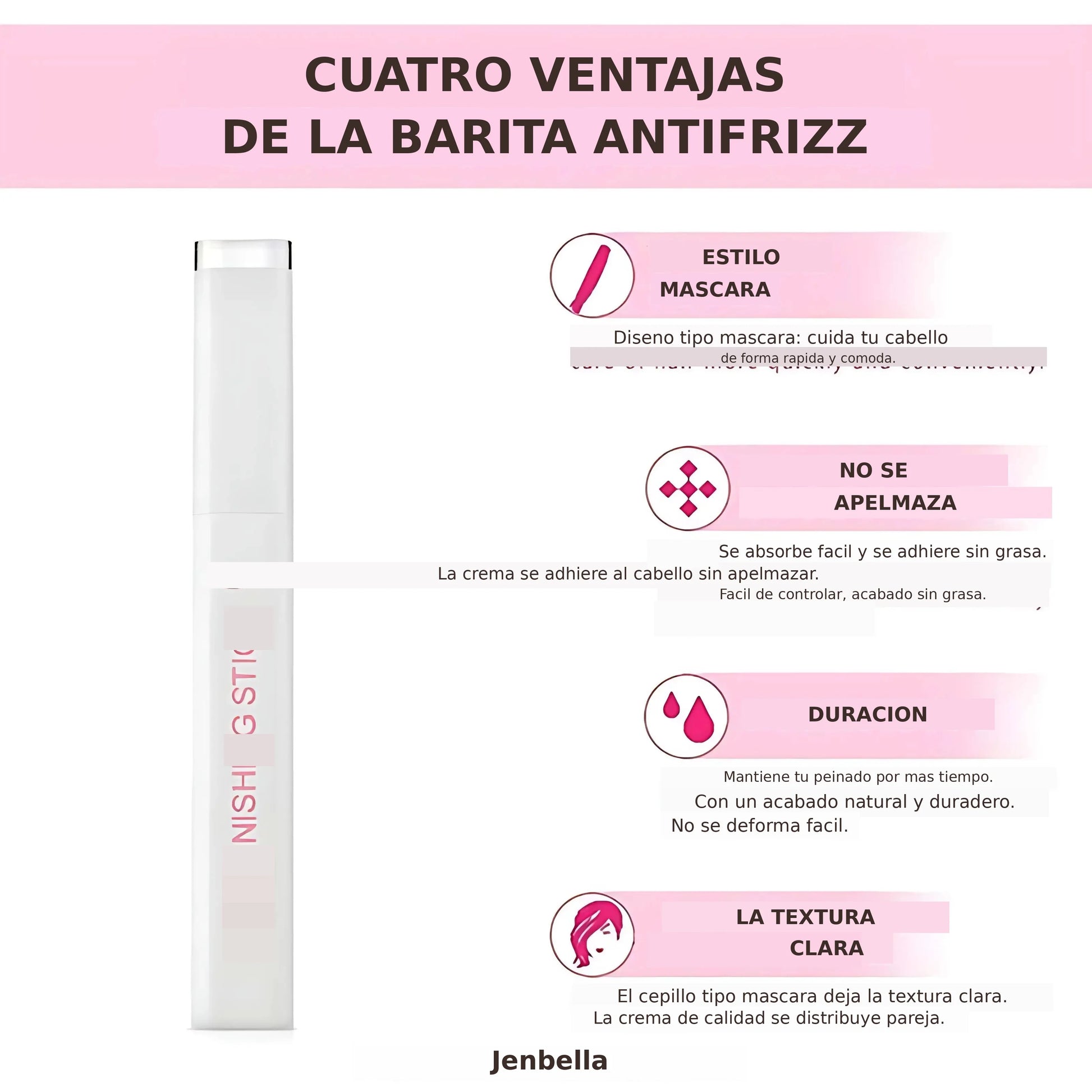 Barita Antifrizz Jenbella - presentacion en espanol