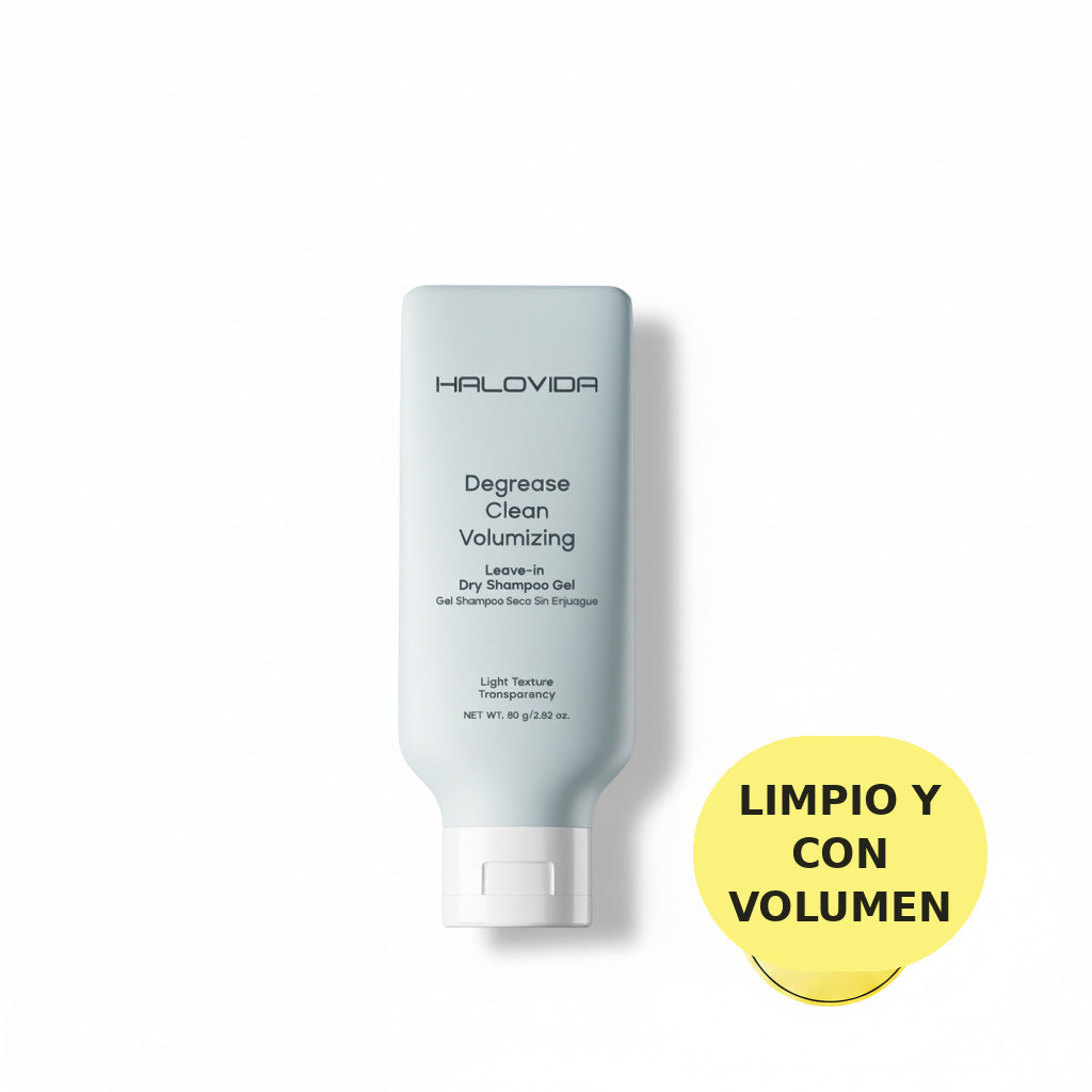 Shampoo seco en gel: limpio y con volumen