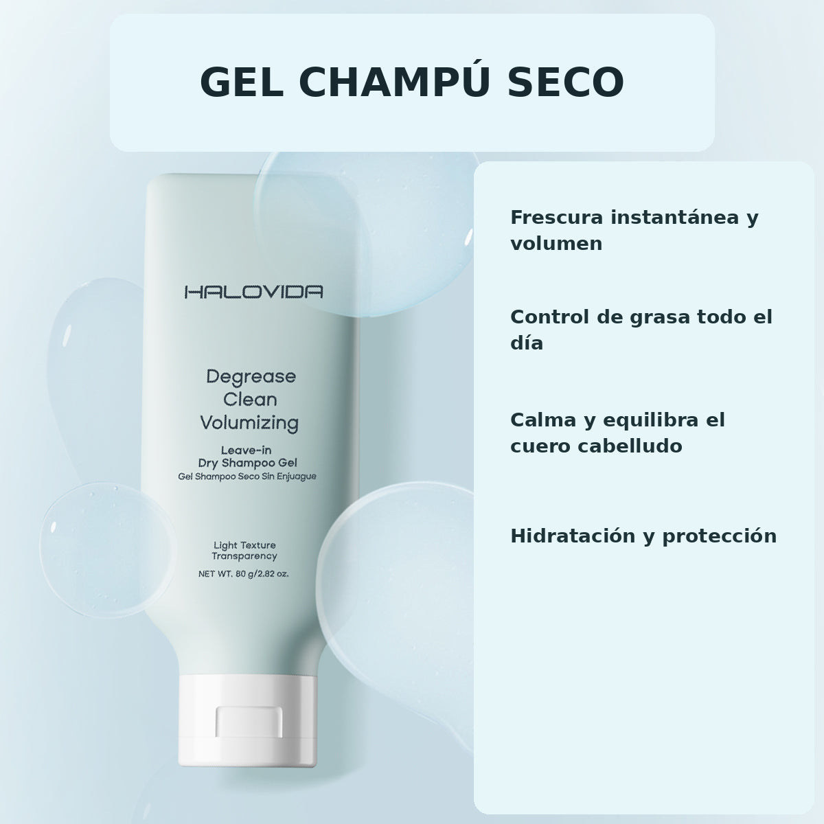 Beneficios del shampoo seco en gel