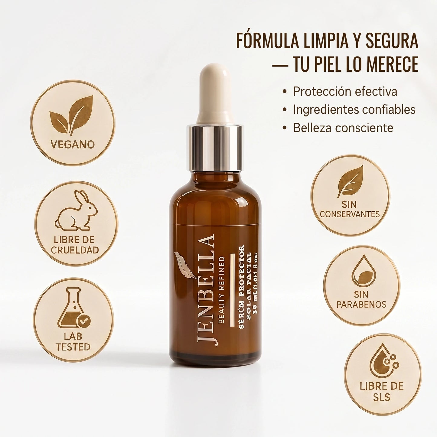 JENBELLA™ | Tu Piel Lista Para El Sol En Solo Una Gota